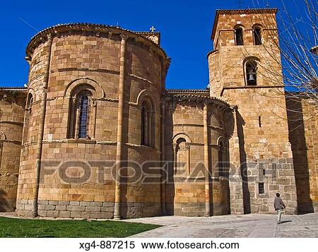 Apse and tower of the church of San Pedro, in Romanesque style of the thirteenth century -? vila - Castilla Leon - Spain View Large Photo Image Stock Photography - Apse and tower of the church of San Pedro, in Romanesque style of the thirteenth century -? vila - Castilla Leon - Spain. Fotosearch