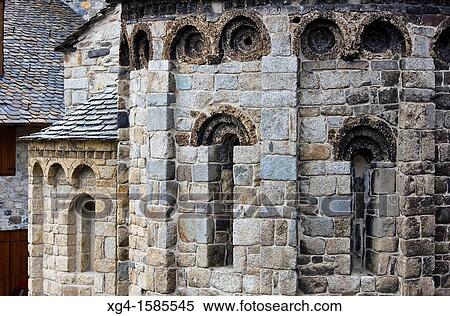 Apse of Romanesque church of Santa Maria - Taull - Boi - Vall de Boi - Pyrenees - Lleida Province - Catalonia - Catalua - Spain View Large Photo Image Stock Photography - Apse of Romanesque church of Santa Maria - Taull - Boi - Vall de Boi - Pyrenees - Lleida Province - Catalonia - Catalua - Spain. Fotosearch