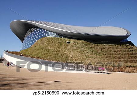 Aquatics Centre at the Olympic Park Stratford London. View Large Photo Image Stock Image - Aquatics Centre at the Olympic Park Stratford London.. Fotosearch