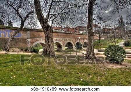 Aqueduct. Sahagun rodriguez Park, Madrid, Spain. View Large Photo Image Stock Photo - Aqueduct. Sahagun rodriguez Park, Madrid, Spain.. Fotosearch