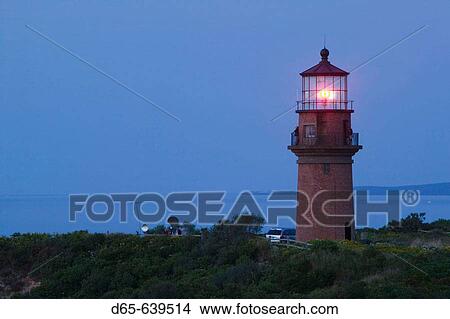 Aquinnah. Gay Head. Gay Head Lighthouse. Evening. Martha's Vineyard. Massachusetts. USA. View Large Photo Image Picture - Aquinnah. Gay Head. Gay Head Lighthouse. Evening. Martha's Vineyard. Massachusetts. USA.. Fotosearch