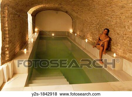 Arab baths, Hammam, Aire de Sevilla, Seville, Spain View Large Photo Image Stock Photo - Arab baths, Hammam, Aire de Sevilla, Seville, Spain. Fotosearch