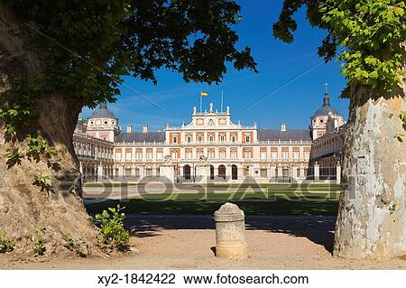 Stock Image - Aranjuez, Comunidad de Madrid, Spain The Royal Palace. Fotosearch