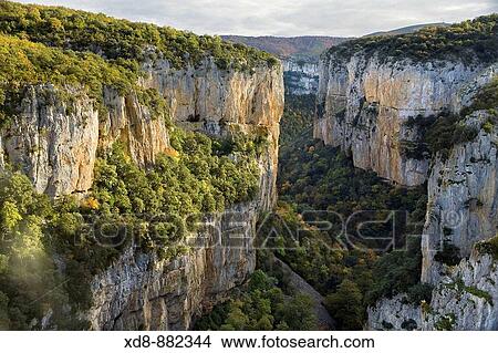 Arbayun Gorge Natural Reserve, Lumbier, Leire Range, Navarra, Spain, Europe View Large Photo Image Picture - Arbayun Gorge Natural Reserve, Lumbier, Leire Range, Navarra, Spain, Europe. Fotosearch
