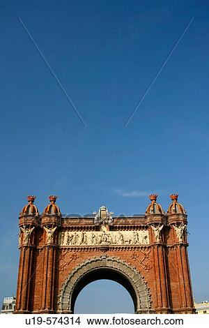 Arc de Triomf, Parc de la Ciutadella, Barcelona, Spain, Europe View Large Photo Image Picture - Arc de Triomf, Parc de la Ciutadella, Barcelona, Spain, Europe. Fotosearch