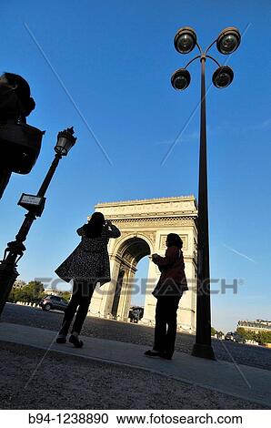 Arc de Triomphe, Place Charles de Gaulle, Paris, France View Large Photo Image Stock Image - Arc de Triomphe, Place Charles de Gaulle, Paris, France. Fotosearch