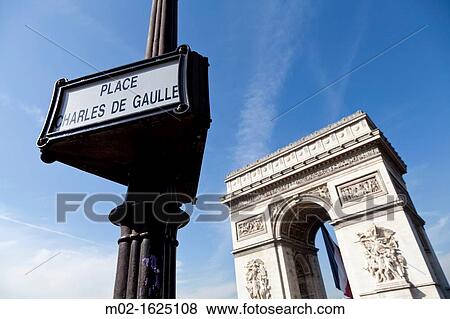 Arc de Triomphe, Place Charles-de-Gaulle, Axe historique, Paris, France, Europe View Large Photo Image Stock Photo - Arc de Triomphe, Place Charles-de-Gaulle, Axe historique, Paris, France, Europe. Fotosearch