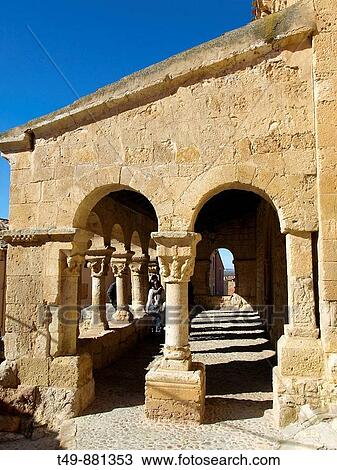 Arcada de Nuestra Seora del Ribero en San Esteban de Gormaz, Soria. View Large Photo Image Stock Image - Arcada de Nuestra Seora del Ribero en San Esteban de Gormaz, Soria.. Fotosearch