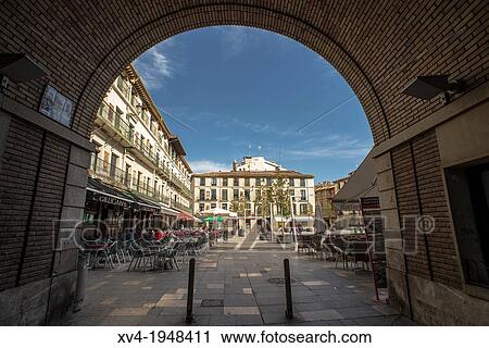 Arcade of Fueros Square in Tudela, Navarre, Spain. View Large Photo Image Stock Image - Arcade of Fueros Square in Tudela, Navarre, Spain.. Fotosearch