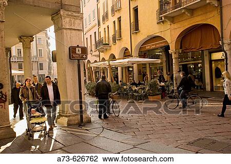 Arcades in Via (street) Roma. Montova. Lombardy, Italy View Large Photo Image Stock Image - Arcades in Via (street) Roma. Montova. Lombardy, Italy. Fotosearch