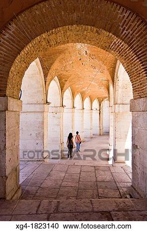 Arcades of the Church of San Antonio - Aranjuez - Community of Madrid - Spain - Europe View Large Photo Image Stock Image - Arcades of the Church of San Antonio - Aranjuez - Community of Madrid - Spain - Europe. Fotosearch