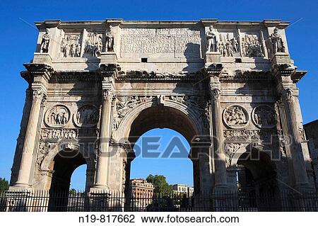 Arch of Constantine, Rome, Italy View Large Photo Image Stock Image - Arch of Constantine, Rome, Italy. Fotosearch