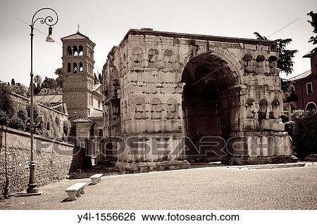 Arch of Janus, San Giorgio in Velabro, and Lamp, Rome, Italy View Large Photo Image Stock Photograph - Arch of Janus, San Giorgio in Velabro, and Lamp, Rome, Italy. Fotosearch