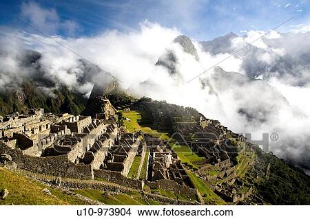 Archaeological site Machu Pichu View Large Photo Image Picture - Archaeological site Machu Pichu. Fotosearch