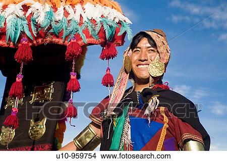 Picture - Archaeological site Sacsahuaman, Inti Raymi. Fotosearch