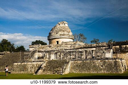 Archeological site Chich? n ItzB, YucatBn, M? xico View Large Photo Image Stock Photo - Archeological site Chich? n ItzB, YucatBn, M? xico. Fotosearch