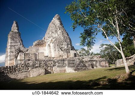 Archeological site Xpuhil, Peninsula Yucatan, Mexico View Large Photo Image Stock Image - Archeological site Xpuhil, Peninsula Yucatan, Mexico. Fotosearch