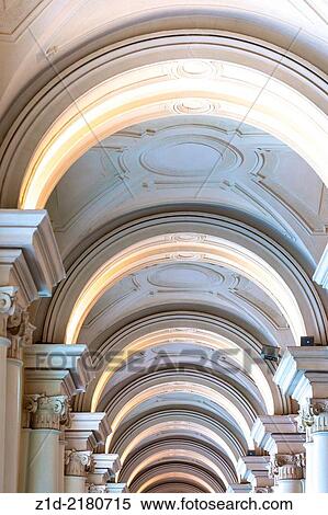 Stock Photography - Arches inside the "hermitage" Museum St Petersburg Russia.. Fotosearch
