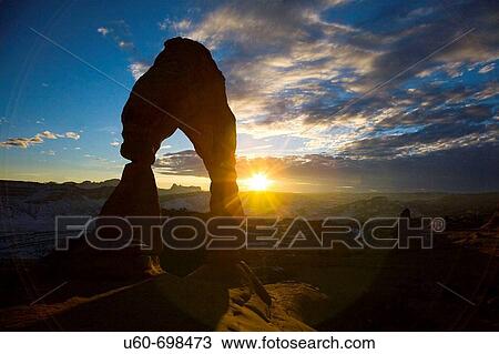 Stock Image - Arches National Park. Utah, Moab, USA. Fotosearch