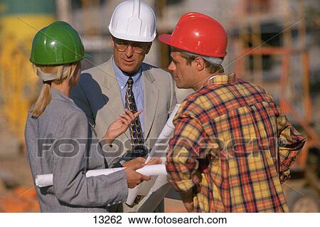 Architects and worker View Large Photo Image Stock Image - Architects and worker. Fotosearch