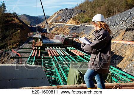 Architects, Construction of viaduct, Works of the new railway platform in the Basque Country, High-speed train? Basque Y? View Large Photo Image Stock Image - Architects, Construction of viaduct, Works of the new railway platform in the Basque Country, High-speed train? Basque Y?. Fotosearch