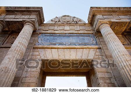 Stock Photo - Arco de San Rafael, Cordoba, Andalucia, Spain. Fotosearch
