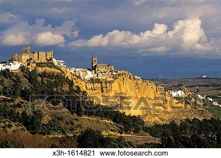 Arcos de la Frontera, Province of Cadiz, Andalusia, Spain, Europe View Large Photo Image Stock Image - Arcos de la Frontera, Province of Cadiz, Andalusia, Spain, Europe. Fotosearch