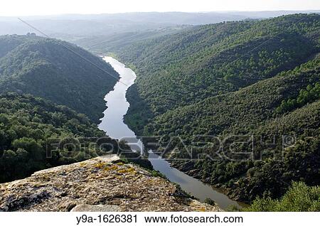 Ardila river from Noudar Castle, Barrancos, Beja, Alentejo, Portugal View Large Photo Image Stock Image - Ardila river from Noudar Castle, Barrancos, Beja, Alentejo, Portugal. Fotosearch