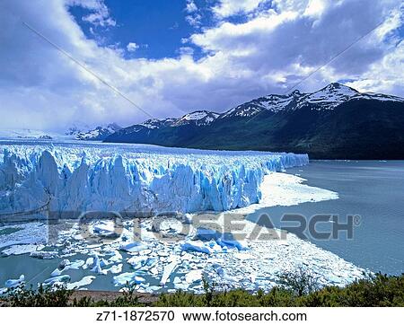 Argentina, Patagonia, Los Glaciares National Park, Perito Moreno Glacier, View Large Photo Image Stock Image - Argentina, Patagonia, Los Glaciares National Park, Perito Moreno Glacier,. Fotosearch