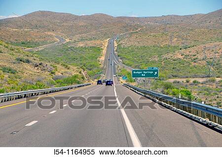 Stock Photography - Arizona Desert along Interstate I-17 North of Phoenix. Fotosearch