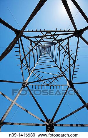 Arles, electric pylon, France View Large Photo Image Stock Image - Arles, electric pylon, France. Fotosearch