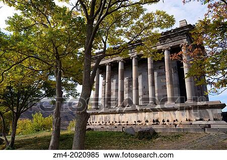 Stock Photography - ARMENIA, NEAR YEREVAN, GARNI TEMPLE, BUILT IN THE FIRST CENTURY A. D.. Fotosearch