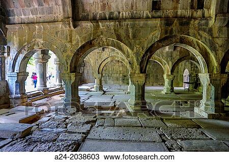 Armenia, Sanahin Monastery (W. H. ), Interior. View Large Photo Image Stock Image - Armenia, Sanahin Monastery (W. H. ), Interior.. Fotosearch