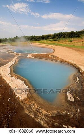 Around Geiser Strokkur, Su? urland, Iceland View Large Photo Image Stock Photograph - Around Geiser Strokkur, Su? urland, Iceland. Fotosearch