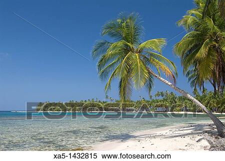 Stock Photography - Arridup Island, San Blas Islands also called Kuna Yala Islands, Panama. Fotosearch