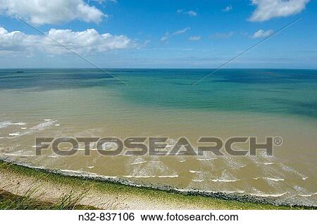 Arromanches beach( D. Day landing beach at Second World War). Arromanches_Les_Bains. Basse_Normandie. Normandy. France View Large Photo Image Stock Photograph - Arromanches beach( D. Day landing beach at Second World War). Arromanches_Les_Bains. Basse_Normandie. Normandy. France. Fotosearch