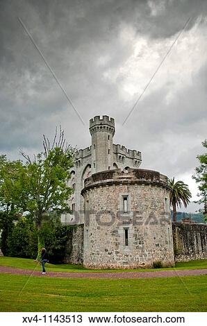 Arteaga Castle Urdaibai Biosphere Reserve of Biscay, Basque Country Spain Europe View Large Photo Image Stock Image - Arteaga Castle Urdaibai Biosphere Reserve of Biscay, Basque Country Spain Europe. Fotosearch