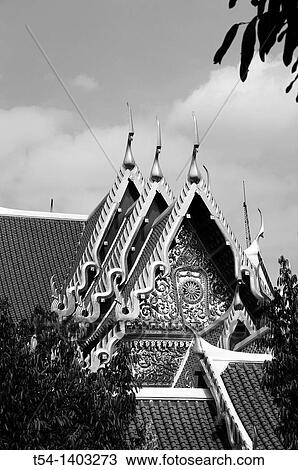 Artfull Rooftop from Wat Bencha View Large Photo Image Stock Image - Artfull Rooftop from Wat Bencha. Fotosearch