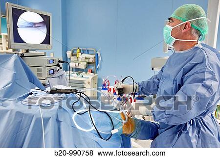 Arthroscopy, surgery, operating room. Hospital Policlinica Gipuzkoa, San Sebastian, Donostia, Euskadi, Spain View Large Photo Image Stock Photo - Arthroscopy, surgery, operating room. Hospital Policlinica Gipuzkoa, San Sebastian, Donostia, Euskadi, Spain. Fotosearch