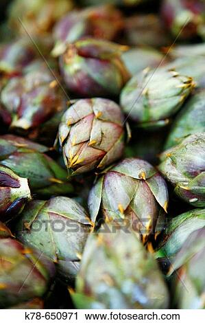 Artichoke, Vucciria Market, Palermo, sicily. View Large Photo Image Stock Image - Artichoke, Vucciria Market, Palermo, sicily.. Fotosearch
