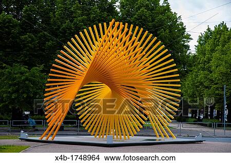 Artwork along Brivabas iela street central Riga Latvia Europe View Large Photo Image Picture - Artwork along Brivabas iela street central Riga Latvia Europe. Fotosearch