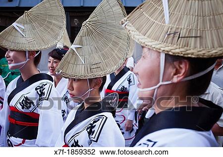 Asakusa Okuyama matsuri, Awaodori festival August Traditional dance Parade next to Senso-ji Temple Tokyo city, Japan, Asia View Large Photo Image Stock Image - Asakusa Okuyama matsuri, Awaodori festival August Traditional dance Parade next to Senso-ji Temple Tokyo city, Japan, Asia. Fotosearch