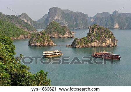 Asia, South East Asia, Vietnam, Halong Bay View Large Photo Image Stock Image - Asia, South East Asia, Vietnam, Halong Bay. Fotosearch