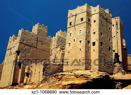 Stock Image - Asia, Yemen, Azzan village. Fotosearch