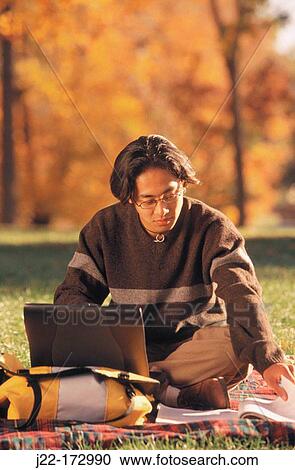 Asian college student with laptop computer View Large Photo Image Stock Image - Asian college student with laptop computer. Fotosearch