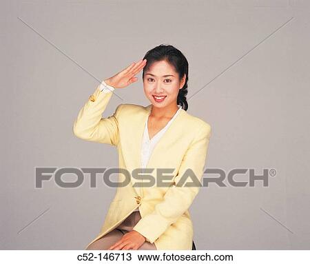 Stock Image - Asian woman. Fotosearch