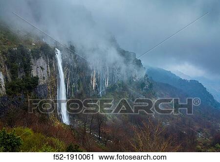 Ason Fall Collados del Ason Natural Park Soba Valley Cantabria Spain. View Large Photo Image Stock Image - Ason Fall Collados del Ason Natural Park Soba Valley Cantabria Spain.. Fotosearch