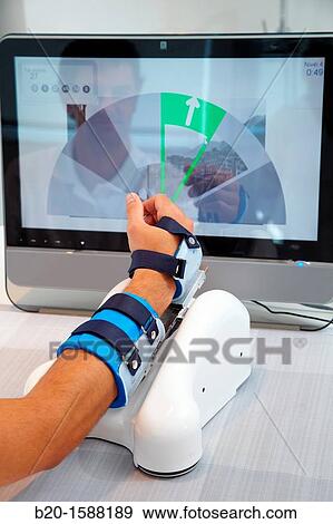 Assistive robot for upper limb rehabilitation at home View Large Photo Image Stock Photo - Assistive robot for upper limb rehabilitation at home. Fotosearch