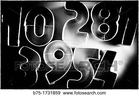 assorted group of numbers, View Large Photo Image Stock Photo - assorted group of numbers,. Fotosearch