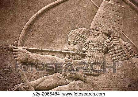 Assyrian bas-relief at British Museum, London, England, UK View Large Photo Image Picture - Assyrian bas-relief at British Museum, London, England, UK. Fotosearch